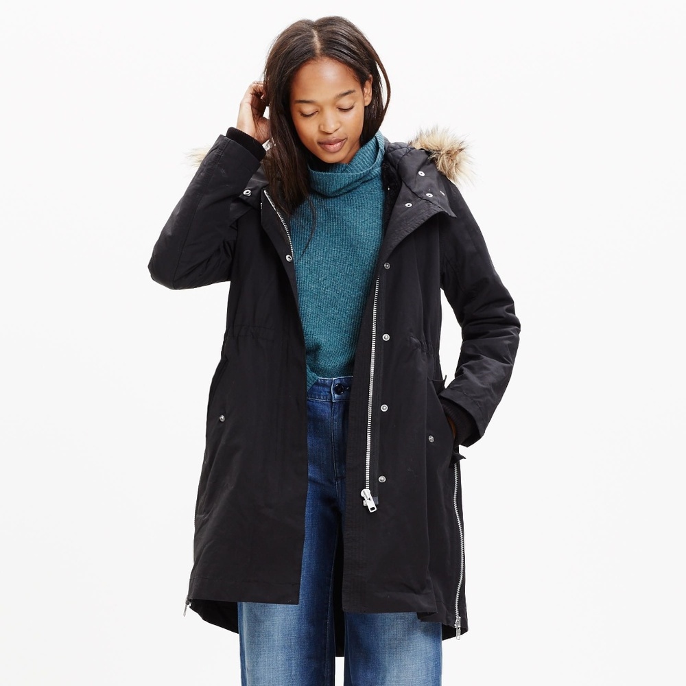 Madewell Side Zip Field Parka